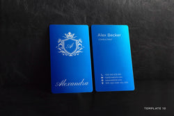 Blue Metal Business Card Series 2