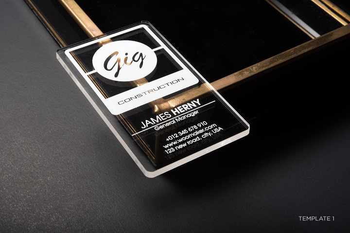 Acrylic Business Card